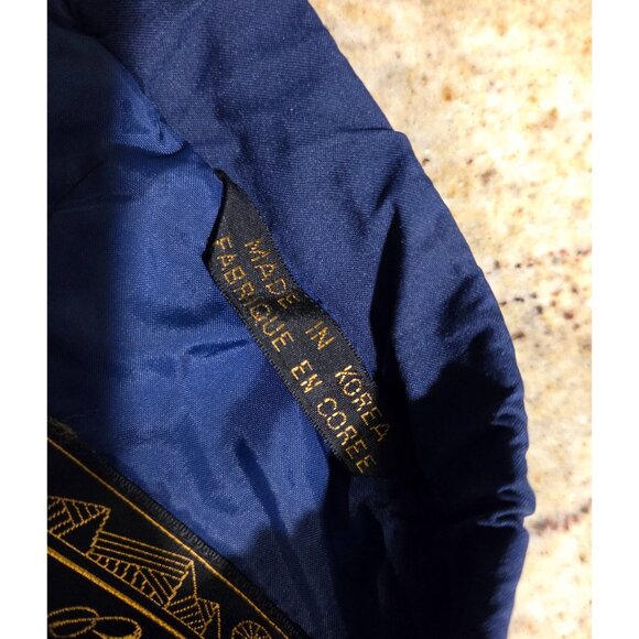 Vtg Eddie Bauer Gore Tex Windbreaker Pants Mens M Blue Drawstring Zip Ankle - Picture 14 of 16